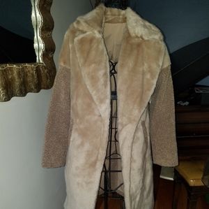 Nine west faux fur coat
